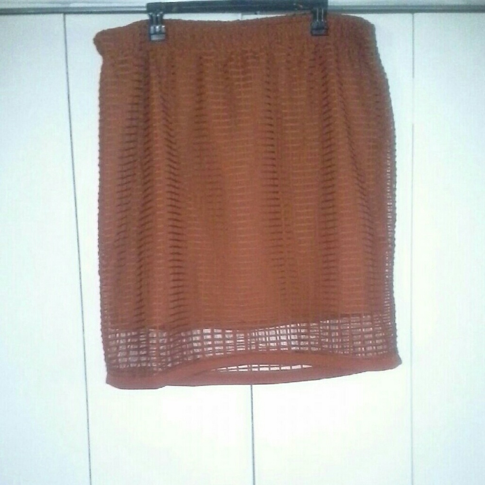 SUPER CUTE CAGED OVERLAY SKIRT 22/24